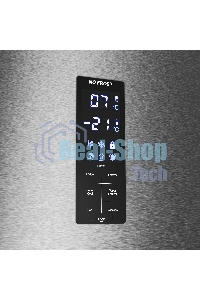 Холодильник Maunfeld MFF187NFIX10 нержавеющая сталь двухкамерный 232/98л морозилка снизу