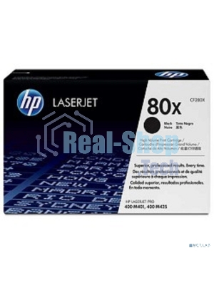 Картридж лазерный HP CF280X черный LaserJet Pro 400 M401/M425 (6900 стр.)