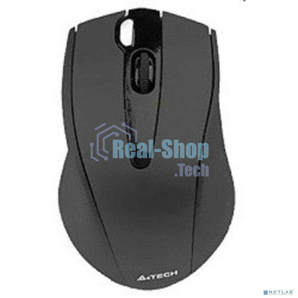 Мышь беспроводная A4Tech G9-500F черный, 1200 dpi, радиоканал, USB, кнопки - 4