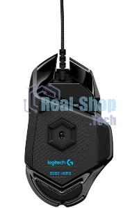 Мышь проводная Logitech G502 HERO черный, 25600 dpi, USB, кнопки - 11