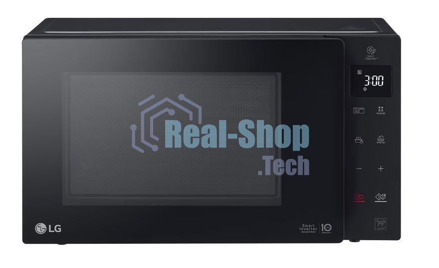 Микроволновая печь LG MB63W35GIB черный, 23 л, 1000 Вт, переключатели - сенсор