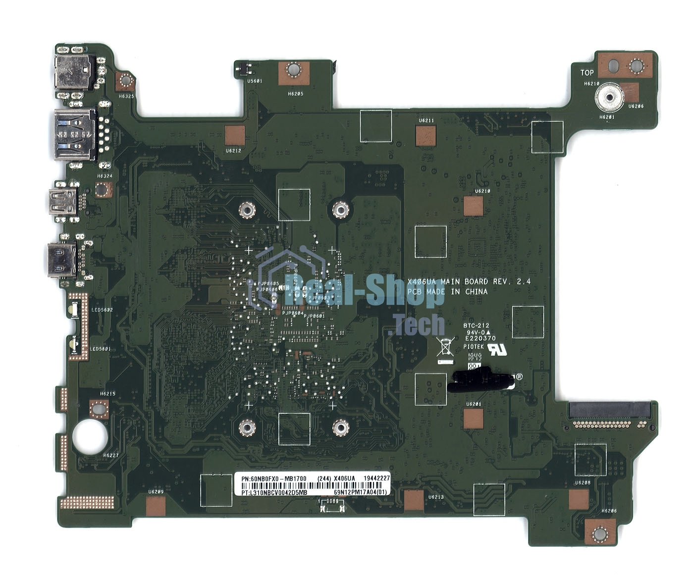 Материнская плата для Asus X406UA 4G/I3-7020U 90NB0FX0-R00082