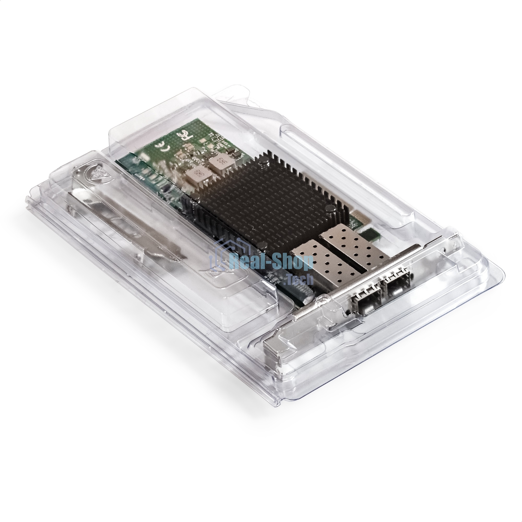 Сетевой адаптер ExeGate EXE-MCX3-2SFP+ (PCI-E x8 v.3, порты 2x SFP+, Dual 10Gb/s, Server NIC Chipset Mellanox ConnectX-3)