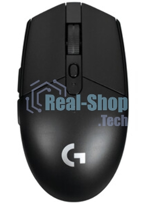 Мышь беспроводная Logitech G304 Lightspeed черный, 12000 dpi, радиоканал, USB, кнопки - 6