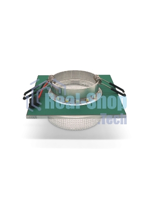Светильник Ambrella light TN355 CH/CL хром/прозрачный GU5.3+3W (LED WHITE) 95*95*45