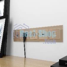 Накладка для розетки HDMI (шампань)