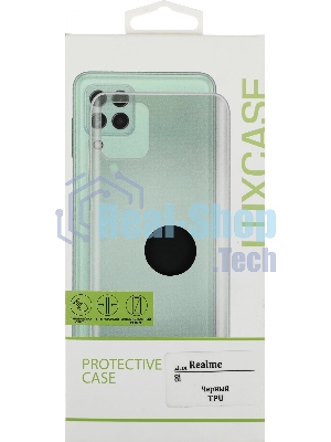 Чехол (клип-кейс) LuxCase, для Realme 8i, черный 62348