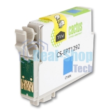 Картридж струйный Cactus CS-EPT1292 (T1292) голубой (10 мл) для Epson Stylus Office B42/BX305/BX305F/BX320/BX525/BX625/SX420/SX425