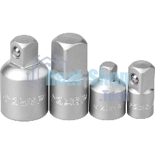 Набор Зубр МАСТЕР 27710-H4Адаптеры переходные для торцовых головок. 4шт
