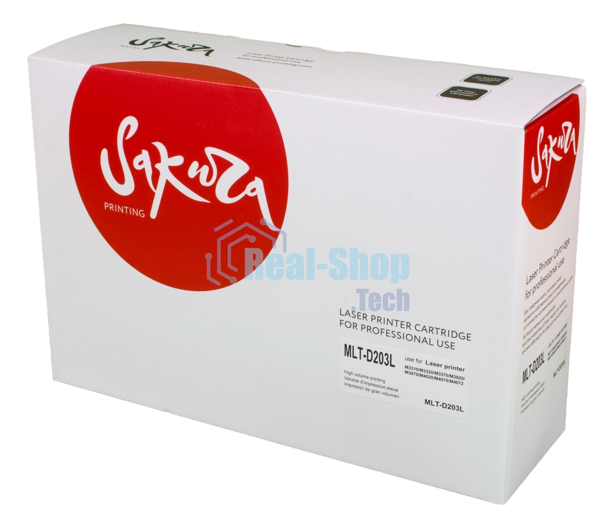 Картридж лазерный Sakura MLTD203L для Samsung ProXpress SL-M3820/4020 Series, M3870/4070 Series, черный, 5000 к.