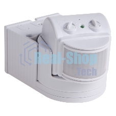 Датчик движения Rexant настенный ДДС 04, 180°, 1200 Вт,10-2000 Лк, 12 м, 10-420 сек. IP44