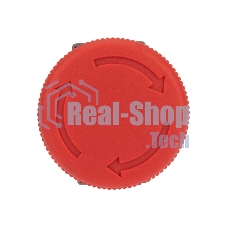 Кнопка Rexant XB2-BS поворотная красная грибок NC