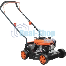 Газонокосилка бензиновая PATRIOT PT 40, 130сс, 3,5 л.с., 40 см, 35л. трав., пластик. дека,