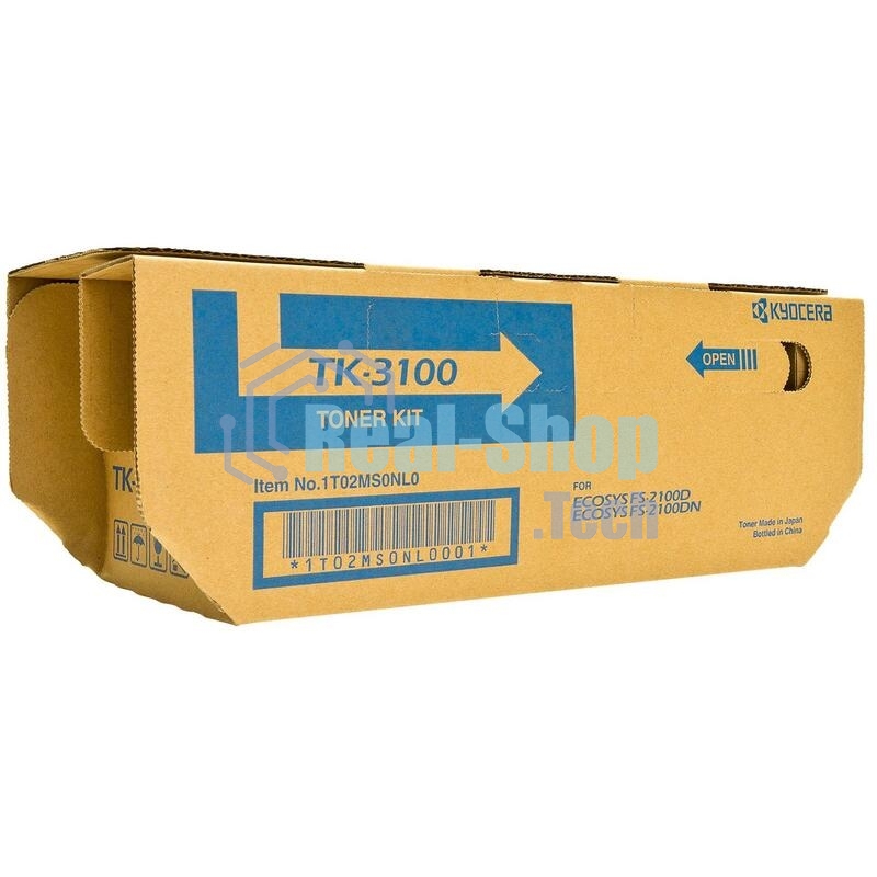 Картридж лазерный Kyocera TK-3100 (1T02MS0NL0) черный для FS-2100D/2100DN/M3040dn/M3540dn 12500 стр.