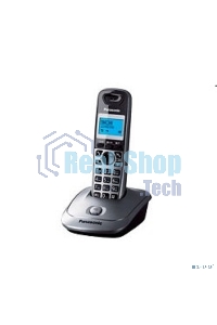 Телефон беспроводной (DECT) Panasonic KX-TG2511RUM (металик) АОН, Caller ID,спикерфон на трубке,переход в Эко режим одним нажатием