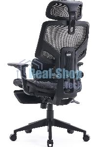 Кресло офисное Cactus CS-CHR-MC01-GYBK серый, сиденье черный, с подголов.