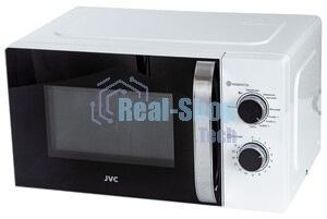 Микроволновая печь JVC JK-MW210MG белый, 20 л, 700 Вт, переключатели - поворотный механизм