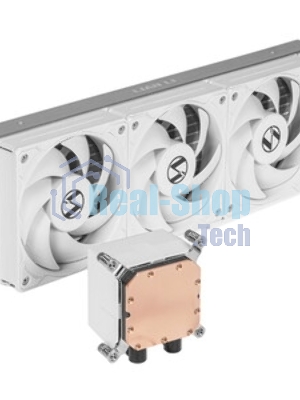 Система жидкостного охлаждения Lian-Li HydroShift LCD 360S Soc-AM5/AM4/1700 белый 4-pin 29.8dB Al+Cu LCD 330W Ret (G89.GHSLCD36SW.R0)
