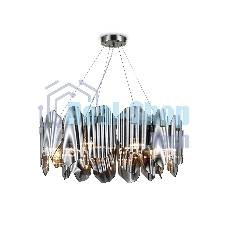 Светильник Ambrella light LH31203/8 SN/SM сатин никель/дымчатый E14*8 max 40W D650*270