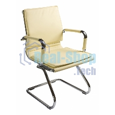 Кресло компьютерное Бюрократ CH-993-Low-V/Ivory слоновая кость, низкая спинка, искусственная кожа