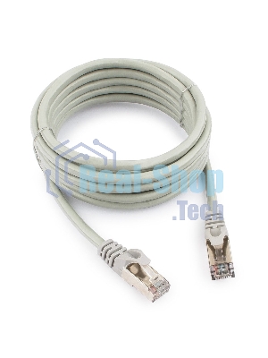 Патч-корд FTP Cablexpert cat.6, 3м, литой, многожильный, серый