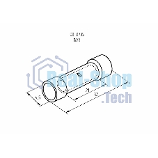 Соединительная гильза изолированная Rexant L-32 мм 6-10 мм² (ГСИ 10/ГСИ 6,0-10,0) красная