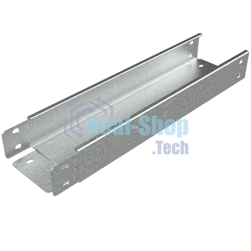 Лоток листовой неперфорированный 100х50 L3000 сталь 0.7мм LN50х100х0.7 