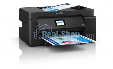 МФУ струйное Epson L14150, (C11CH96404/C11CH96505/C11CH96403/C11CH96502/C11CH96507), A3, цветной, печ. 38 стр/мин (ч/б) 24 стр/мин (цв.), 1200 x 4800 dpi (печать) 1200x2400dpi (скан.), USB, RJ-45, Wi-Fi