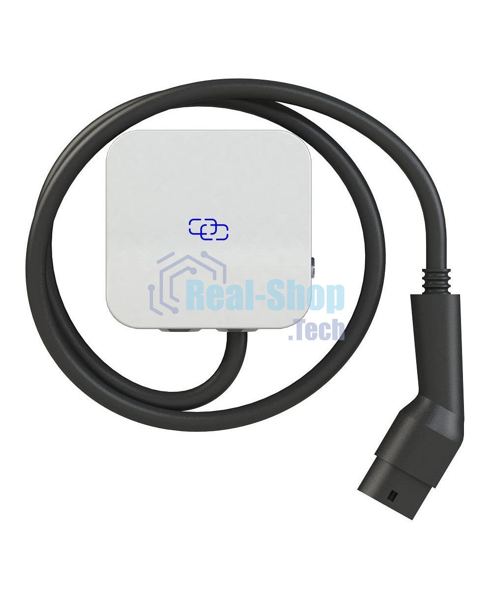 Зарядная станция S'OK SHN10132TP27KW-5 Green Energy, 1-фаза, 7kW (32A/230V),Bluetooth(APP), RFID, IP65, Type 2, 5м кабель