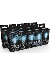 Лампа cветодиодная Gauss Filament А60 15W 1450lm 4100К Е27 LED 1/10/40