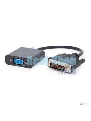Кабель переходник Bion DVI-D-VGA Digital, 25M/15F, кабеля 0.2м BXP-A-DVID-VGAF-01