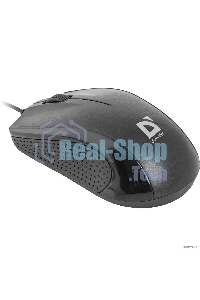 Мышь проводная Defender Optimum MB-160 черный, 1000 dpi, USB, кнопки - 3