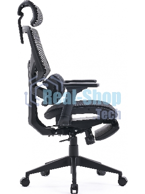 Кресло Cactus CS-CHR-MC01-GYBK серый, сетка, подголовник