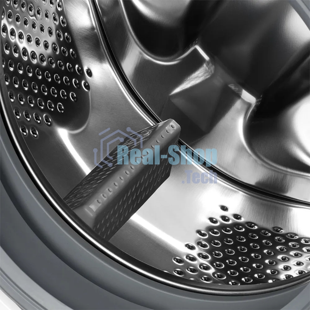 Стиральная машина с функцией сушки Monsher MWDM 665 Blanc белая, загрузка фронтальная 13кг, 1400 об/мин., класс: A