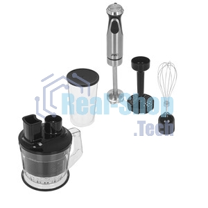 Блендер погружной JVC JK-HB5140 1500 Вт, серебристый/черный