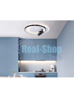 Светильник Ambrella light FL51392/1+2 WH/BK белый/черный 3000K-6400K 65W 560*480*120 (ПДУ РАДИО 2.4G)