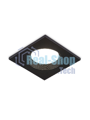 Встраиваемый точечный светильник Ambrella light TN102818 BK черный GU5.3 78*78*28