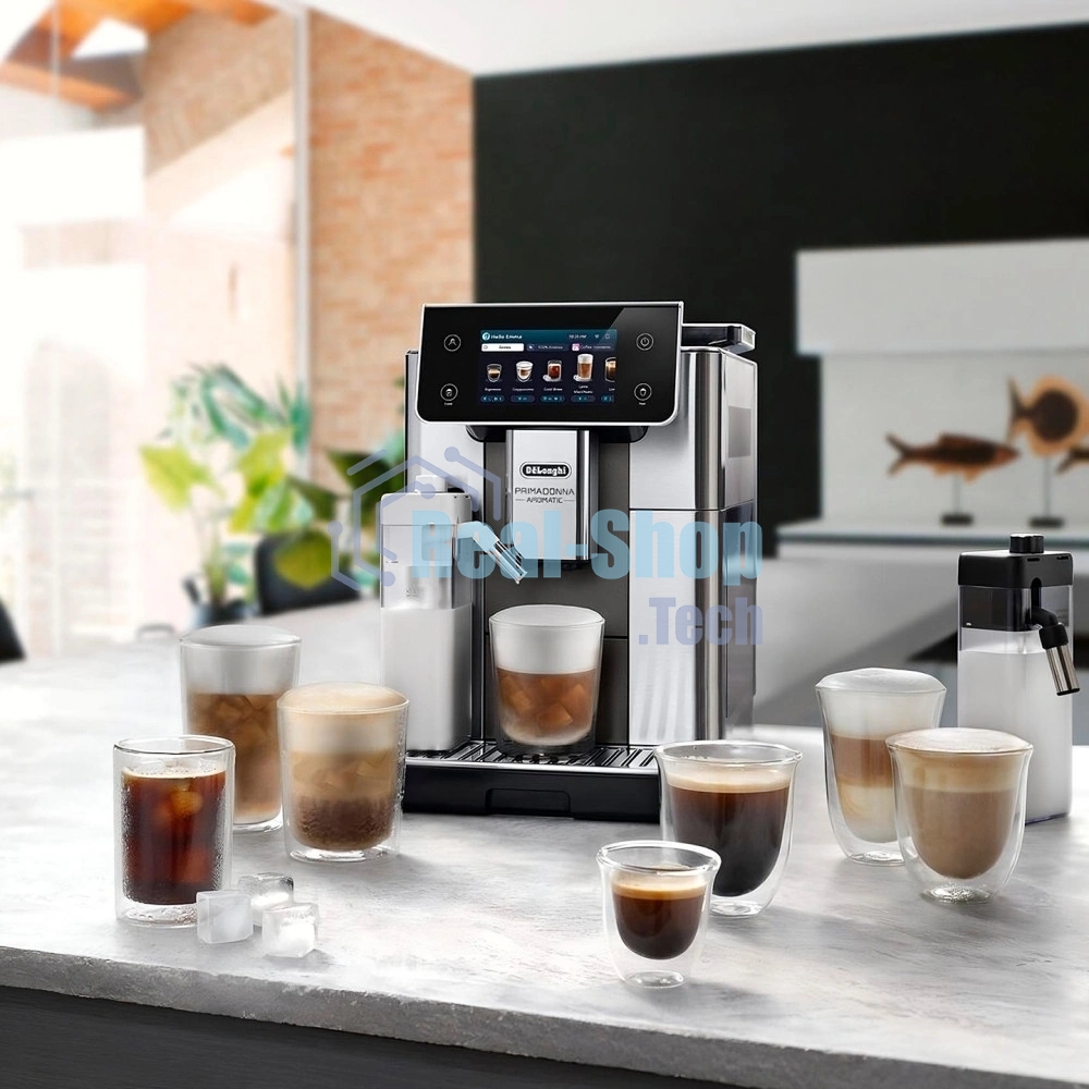 Кофемашина Delonghi ECAM630.75.TM 1450Вт черный/серебристый