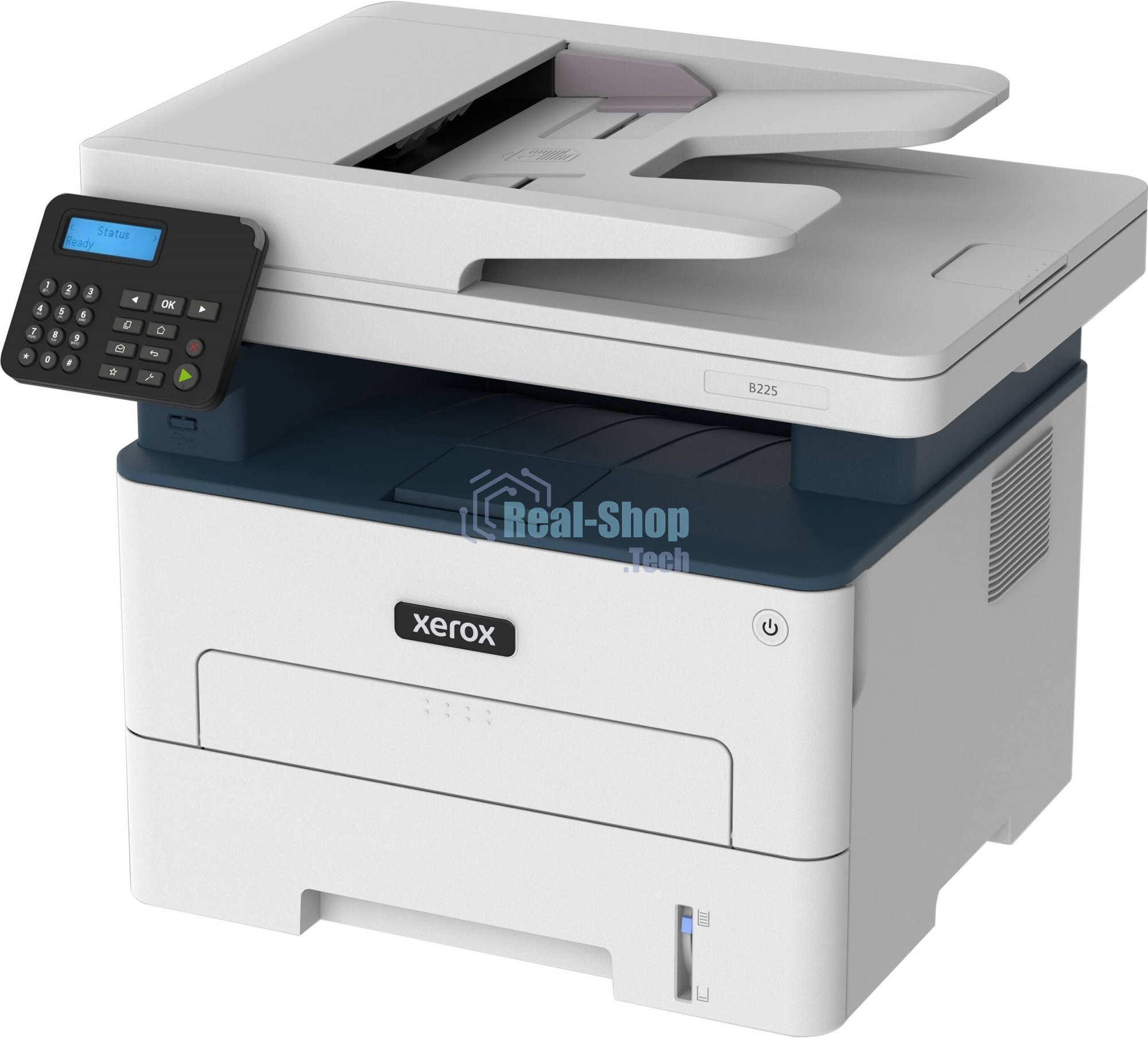 МФУ лазерное Xerox B225 (B225V_DNI), A4, ч/б, печ. до 34 стр/мин., скан. до 23 стр/мин. (ч/б) 7 стр/мин. (цвет), 600x600dpi, USB, RJ-45, Wi-Fi