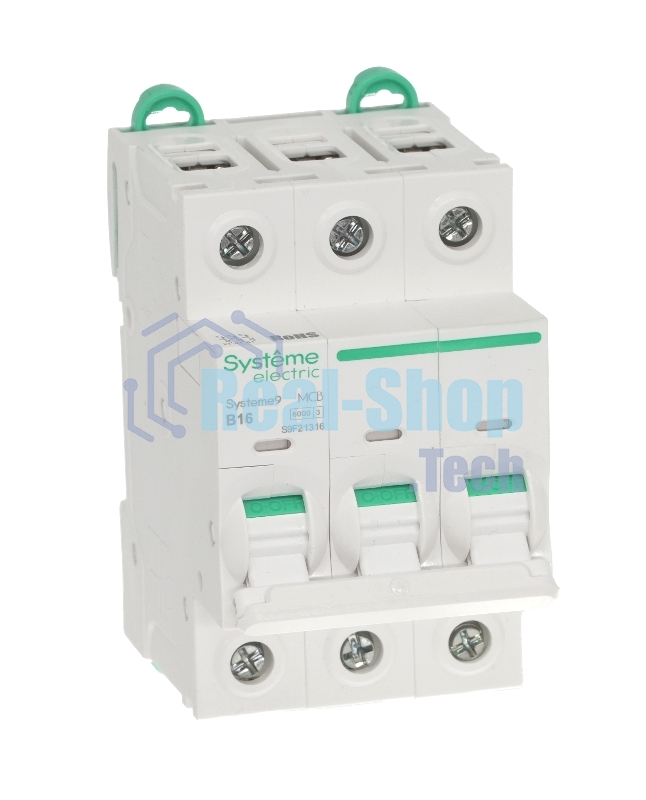 Выключатель автоматический Systeme9 B 16A 3П 6kA 400В (кратно 1)