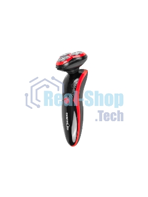 Электробритва Centek CT-2168 (красный) ротор 3D, влажное бритье, 3 плав.головки, 2-ные лезвия, до 50 мин раб