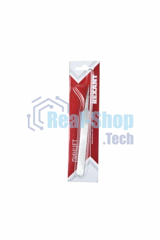 Пинцет прямой с острыми кончиками Rexant 120 мм