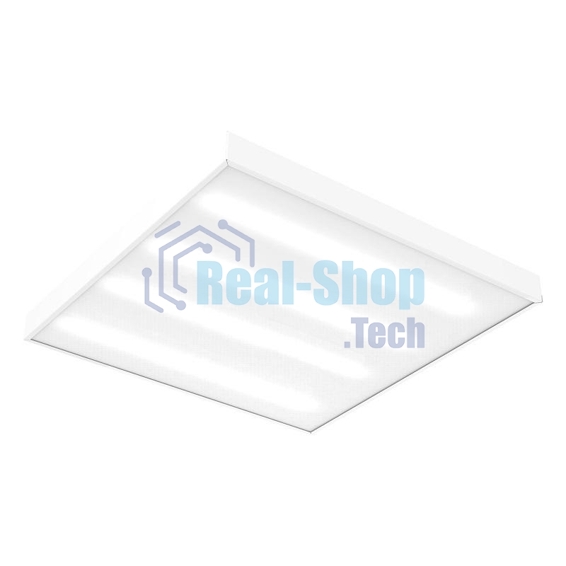 Светильник светодиодный Gauss MIR 595х595х50 35Вт 3500лм 4000К IP40 офисный встраив. накладной с рассеив. призма (аналог ЛВО)