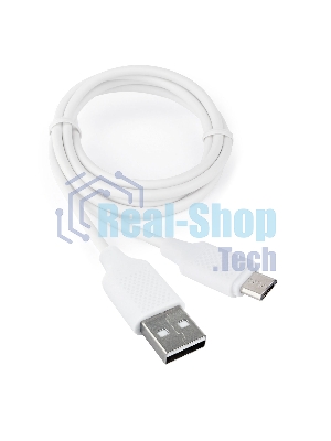 Кабель USB2.0 Cablexpert CCB-mUSB2-AMBMO2-1MW, AM/microB, издание Classic 0.2, 1м, белый, блистер