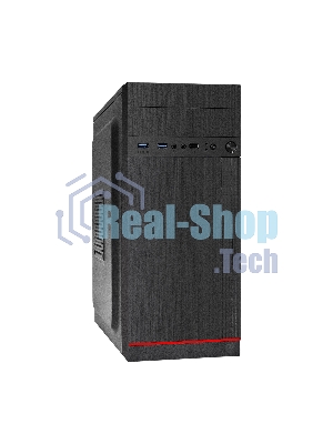 Компьютерный корпус Miditower ExeGate AA-442U2 (ATX, без БП, 1хUSB+2хUSB 3.0, аудио, черный)