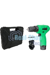 Дрель-шуруповерт аккумуляторная Zitrek Green 12-Li 063-4072, Аккумуляторная, 12В, 2 АКБ, Кейс