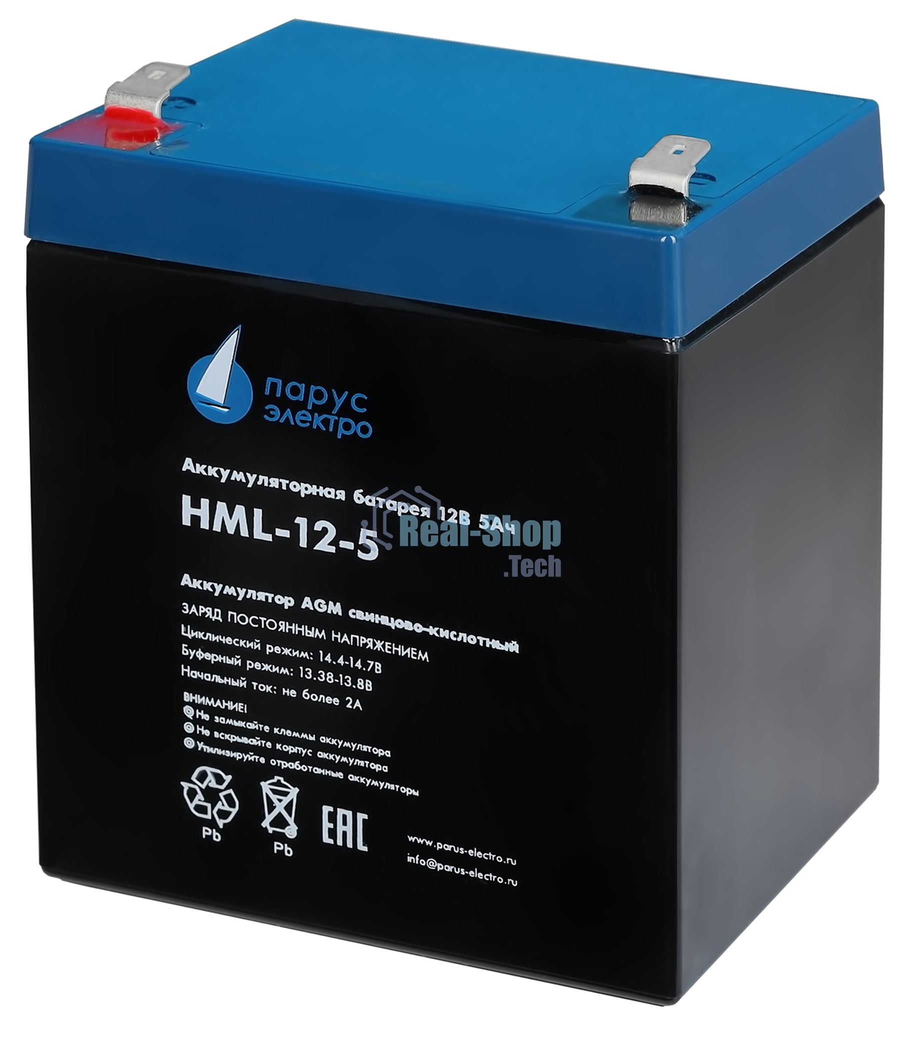 Батарея для ИБП Парус Электро, профессиональная серия HML-12-5