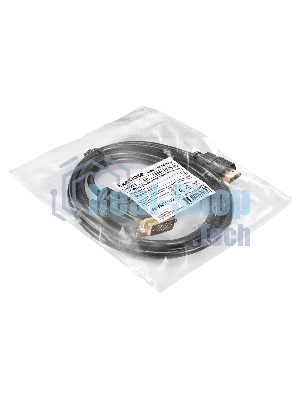 Кабель HDMI-DVI-D ExeGate EX-CC-HDMIM-DVI2M-1.5 (19M/(24+1)M, dual link, 1,5м, позолоченные контакты)