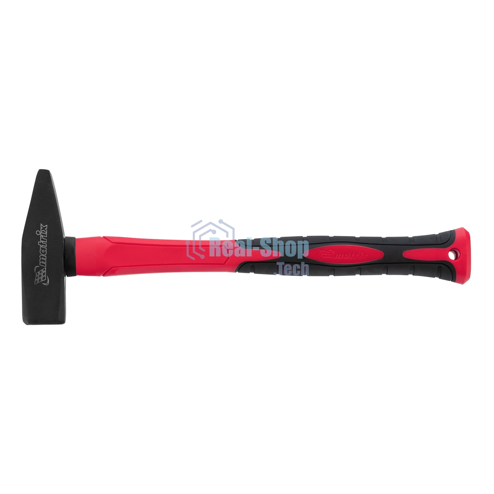 Молоток слесарный Matrix optimal 800г фибергласовая обрезиненная рукоятка квадратный боек