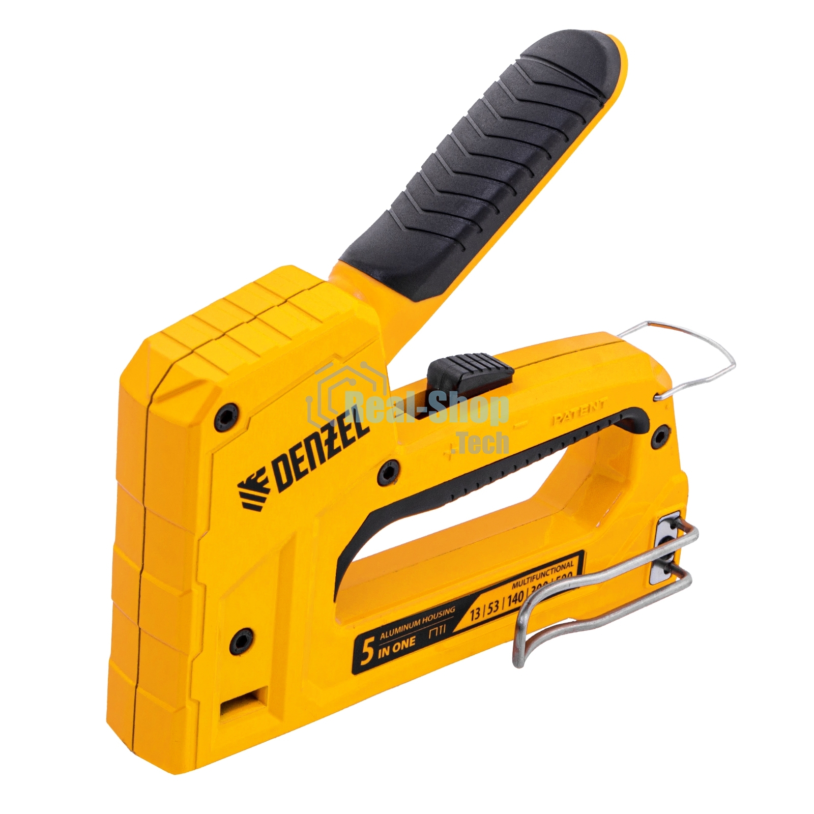 Степлер мебельный Denzel тип 53 и 13, 6-14мм, тип 140, 10-14мм, тип 300, 15мм, тип 500, 15мм